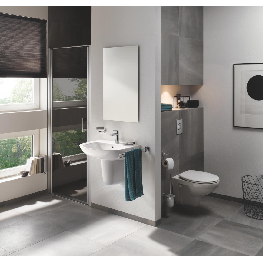 GROHE 39421000 - Lavabo mural suspendu BAU CERAMIC 609 × 442 mm céramique/blanc