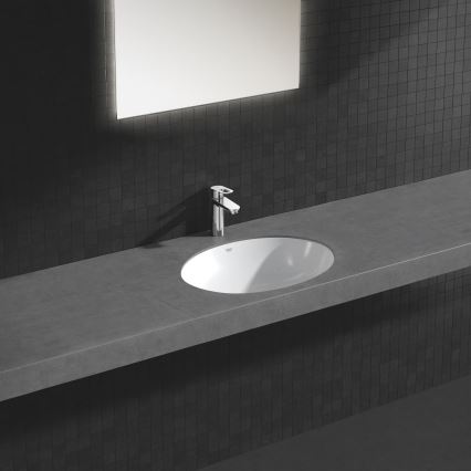 GROHE 39423000 - BAU CERAMIC inbouwwastafel 560 × 420 mm keramiek/wit