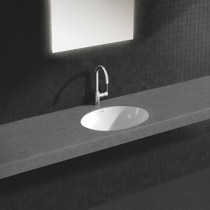 GROHE 39423000 - BAU CERAMIC inbouwwastafel 560 × 420 mm keramiek/wit