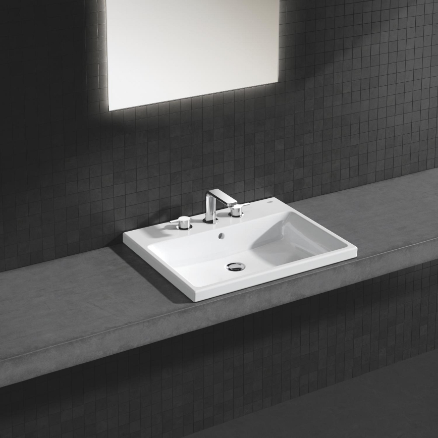 GROHE 3947900H - Wastafel CUBE CERAMIC 600 × 490 mm keramiek/wit