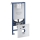 GROHE 39598000 - Inbouwmodule voor wandtoilet RAPID SLX 1,13 m wit