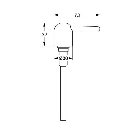 GROHE 40212000 - Pompe de rechange ATRIO, chrome brillant