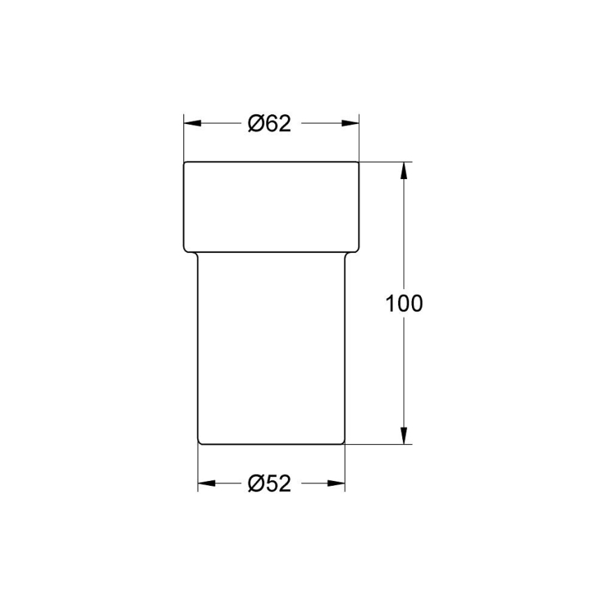 GROHE 40254000 - Glazen beker ALLURE, satijnen afwerking