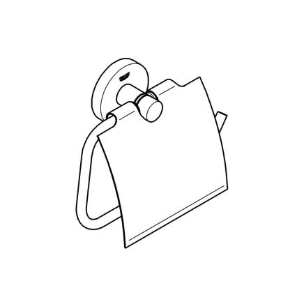 GROHE 40367001 - Porte-rouleau de papier toilette ESSENTIALS 167 x 119 mm chromé brillant