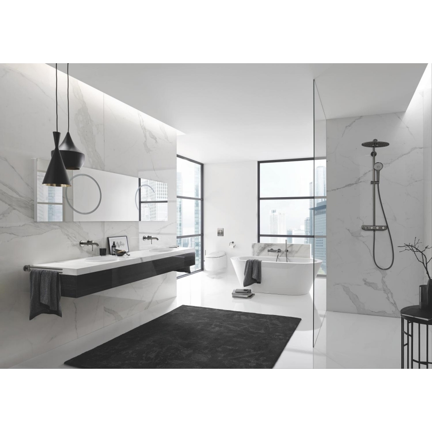 GROHE 40371AL1 - Porte-serviettes ESSENTIALS 439 mm graphite