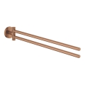 GROHE 40371DL1 - Porte-serviettes ESSENTIALS 439 mm bronze