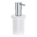 GROHE 40394001 - Distributeur de savon liquide ESSENTIALS 160 ml, chrome brillant