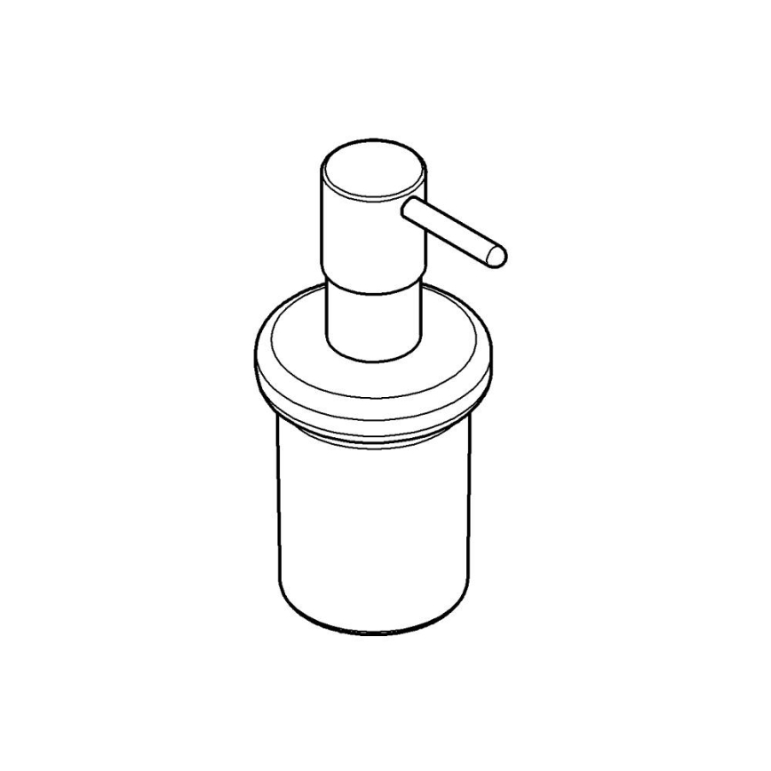 GROHE 40394001 - Distributeur de savon liquide ESSENTIALS 160 ml, chrome brillant