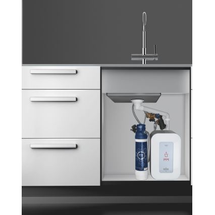 GROHE 40438001 - Kit de démarrage pour filtre S GROHE BLUE, chrome brillant