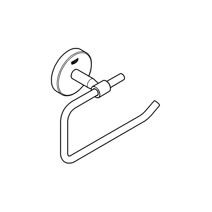 GROHE 40457001 - BAUCOSMOPOLITAN toiletrolhouder, glanzend chroom