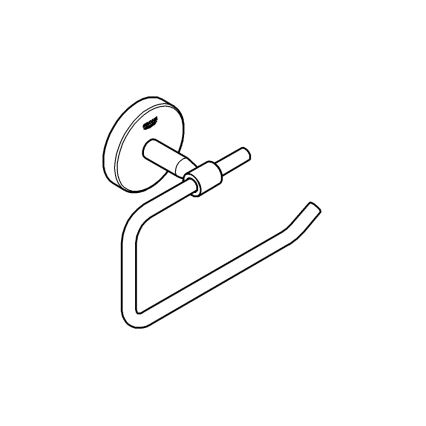 GROHE 40457001 - Porte-rouleau de papier toilette BAUCOSMOPOLITAN chrome brillant