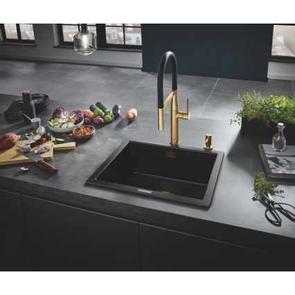 GROHE 40535GN0 - Distributeur de savon COSMOPOLITAN 500 ml doré