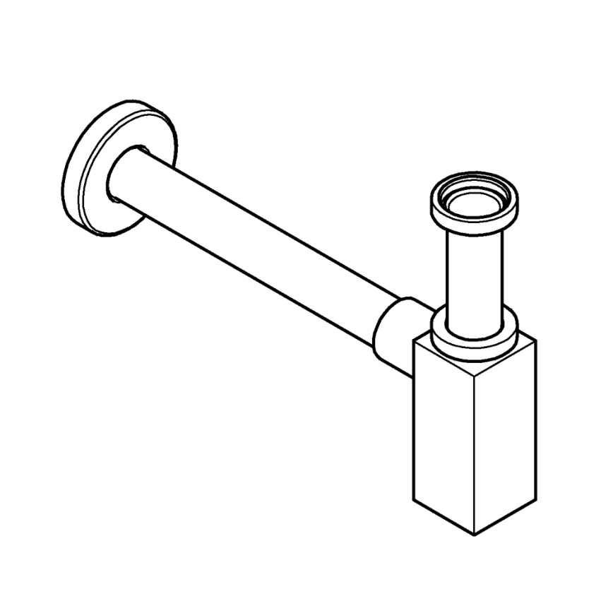 GROHE 40564A00 - Siphon SIFONY graphite