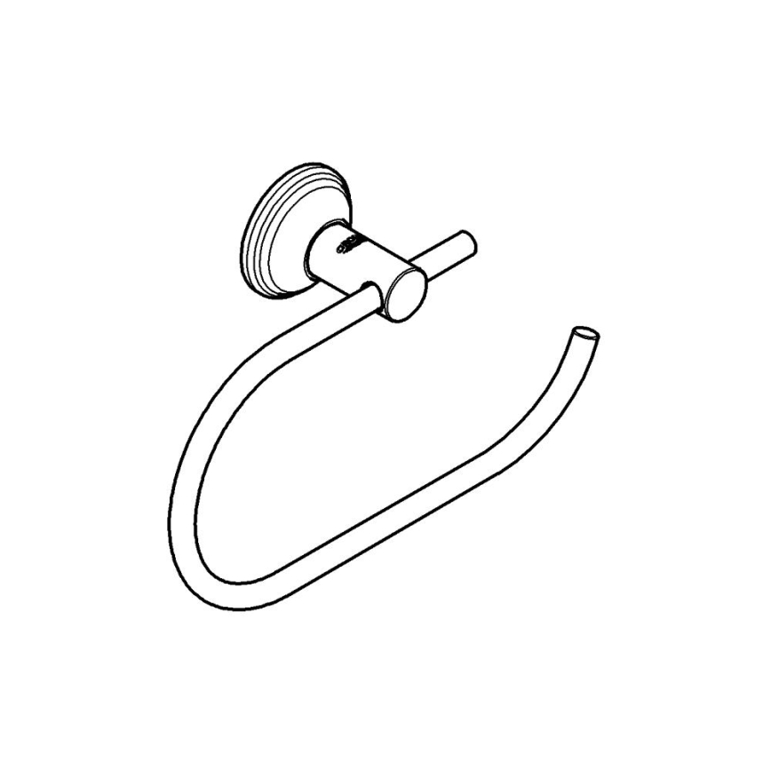 GROHE 40657001 - Toiletrolhouder ESSENTIALS AUTHENTIC glanzend chroom