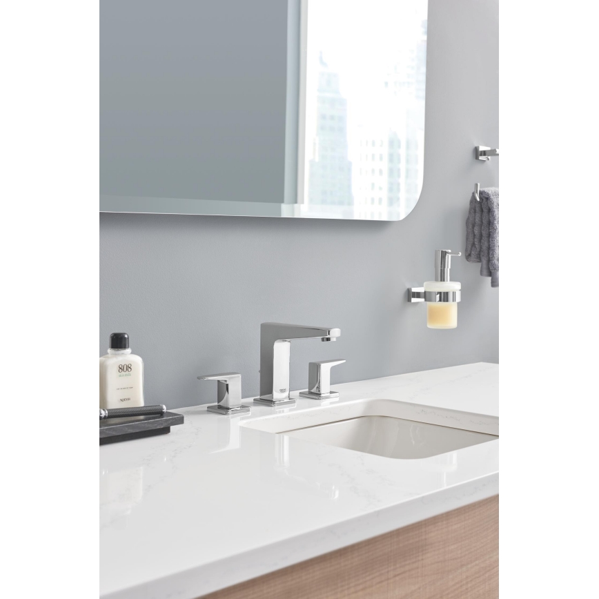 GROHE 40756001 - Distributeur de savon liquide ESSENTIALS CUBE 160 ml chrome poli