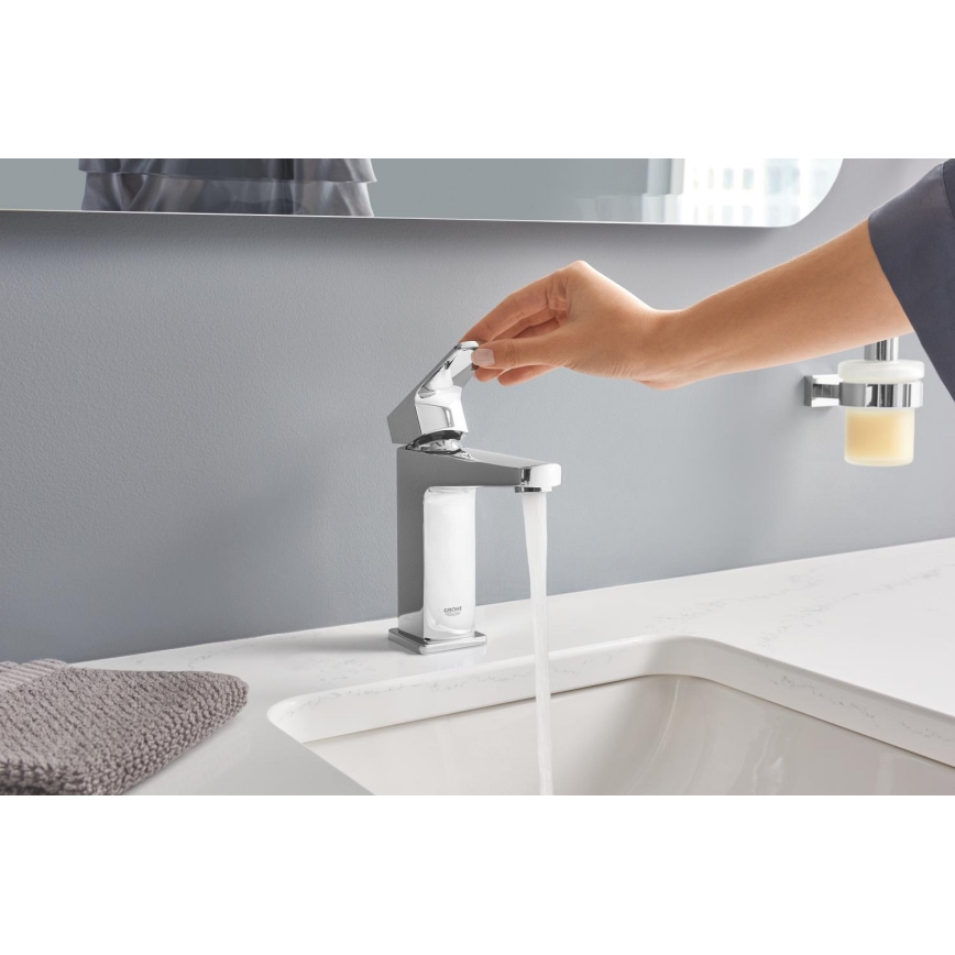 GROHE 40756001 - Distributeur de savon liquide ESSENTIALS CUBE 160 ml chrome poli