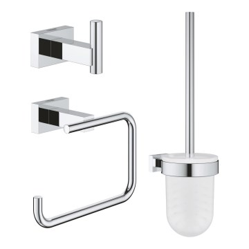 GROHE 40757001 - Accessoireset ESSENTIALS CUBE glanzend chroom