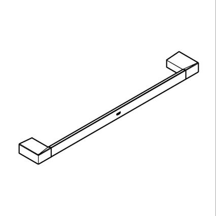 GROHE 40767000 - Handdoekhouder SELECTION CUBE 500 mm glanzend chroom