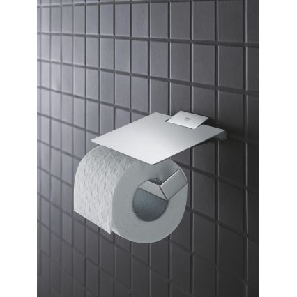 GROHE 40781000 - Porte-rouleau de papier toilette SELECTION CUBE chromé brillant