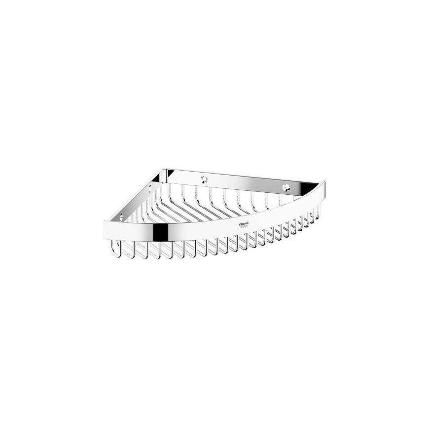 GROHE 40809000 - Draadzeephouder SELECTION CUBE 20 × 20 cm glanzend chroom