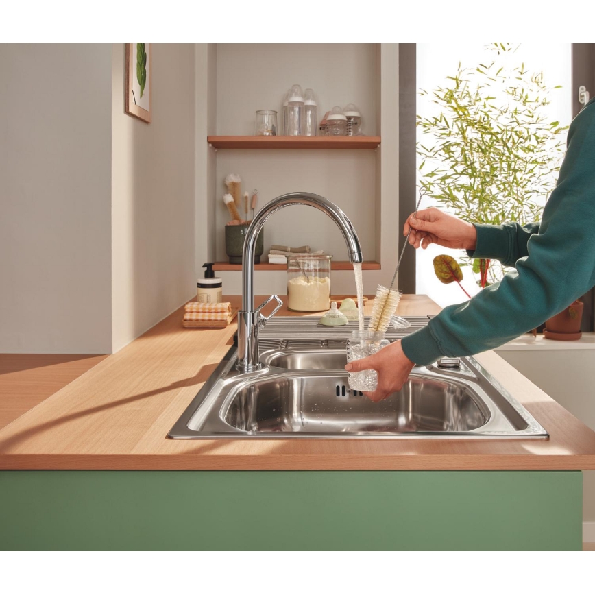 GROHE 40856SD0 - Égouttoir 450 × 348 mm inox brossé