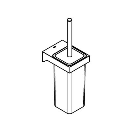 GROHE 40857000 - Toiletborstelset SELECTION CUBE glanzend chroom