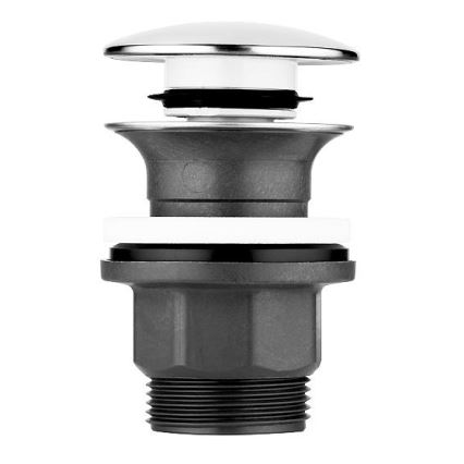 GROHE 40869000 - Ensemble de vidage Ø 63 mm, chromé brillant