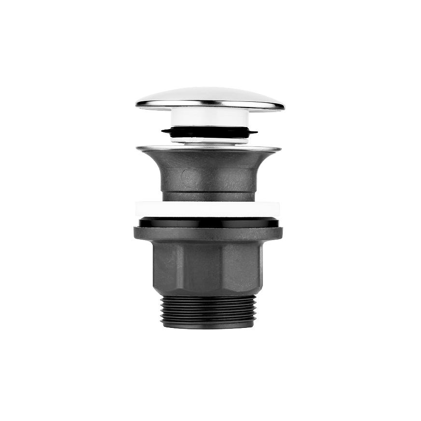GROHE 40869000 - Ensemble de vidage Ø 63 mm, chromé brillant