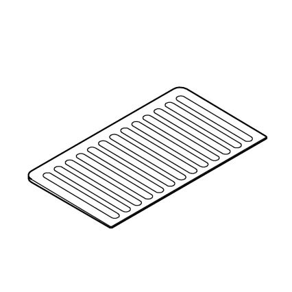 GROHE 40872K00 - Afdruipblad 450 x 250 mm keramiek/zwart