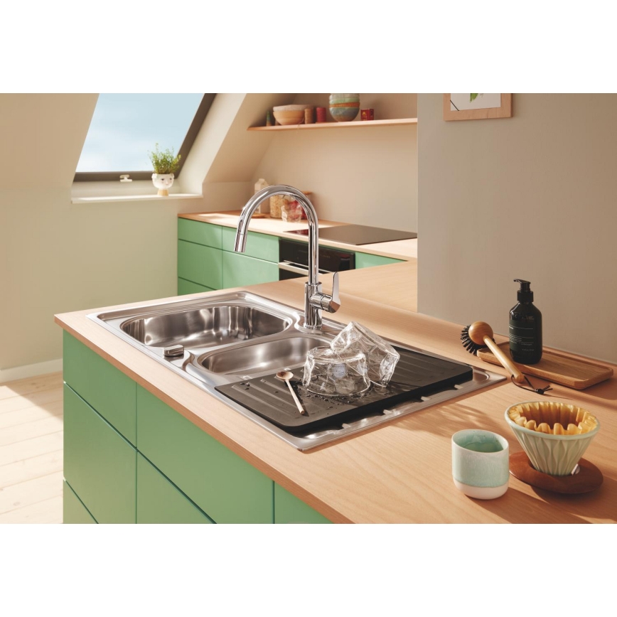 GROHE 40872K00 - Égouttoir 450 x 250 mm en céramique, noir