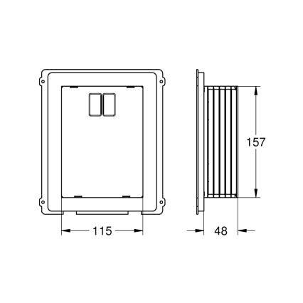GROHE 40949000 - RAPID inspectieput