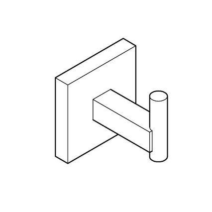 GROHE 40961000 - Badjashaak START CUBE glanzend chroom