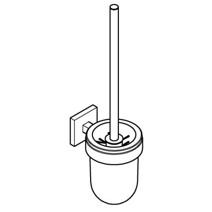 GROHE 409772430 - START CUBE toiletreinigingsset zwart