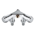 GROHE 41020000 - Dubbel ventiel EGGEMANN 12” glanzend chroom