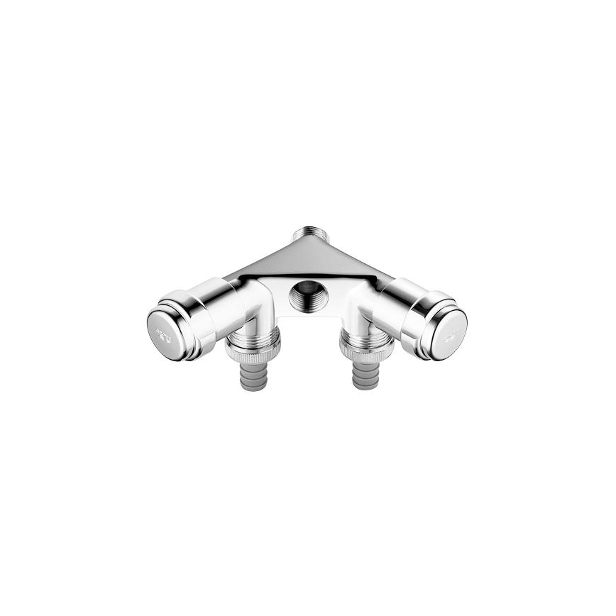 GROHE 41020000 - Vanne double EGGEMANN 12” chrome brillant