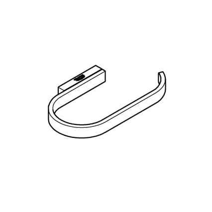 GROHE 41068DC0 - Toiletrolhouder SELECTION 15,3 × 1,5 × 8,5 cm RVS
