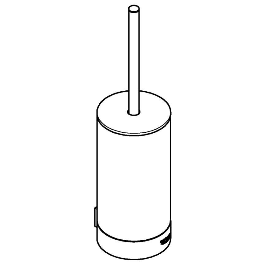 GROHE 41076DL0 - Toiletborstelset SELECTION, brons