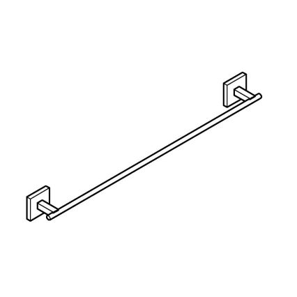 GROHE 410892430 - Porte-serviettes 600 mm noir