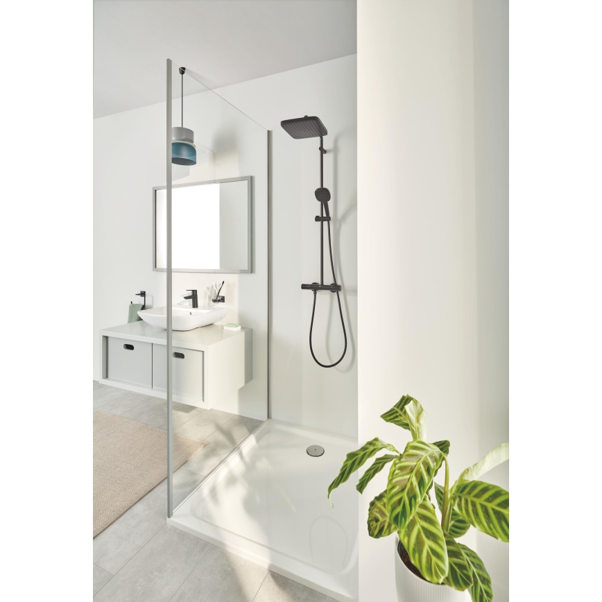 GROHE 410972430 - Glas met houder START CUBE zwart
