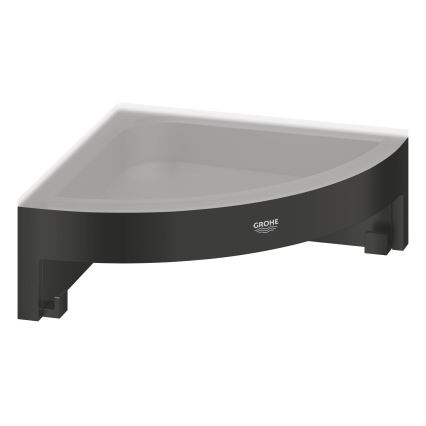 GROHE 411062430 - Étagère d'angle pour douche ESSENTIALS 250 × 250 mm noire