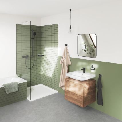 GROHE 411062430 - Hoekdoucheplank ESSENTIALS 250 × 250 mm zwart