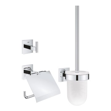 GROHE 41123000 - 3‑in‑1 set toiletaccessoires, glanzend chroom