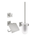 GROHE 41123DC0 - Ensemble d'accessoires START CUBE en inox