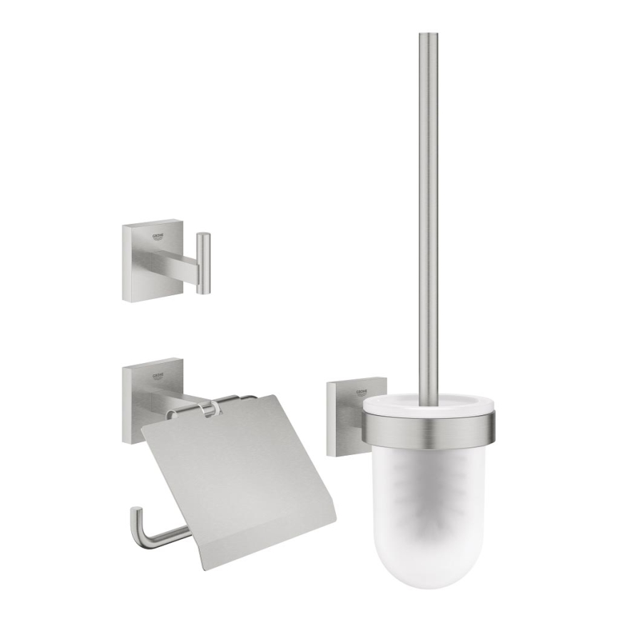 GROHE 41123DC0 - START CUBE accessoireset, roestvrij staal