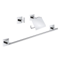 GROHE 41124000 - Ensemble d'accessoires START CUBE 558 mm chromé brillant
