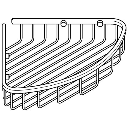 GROHE 41172000 - Étagère d'angle QUICKFIX START COSMOPOLITAN 30,3 × 5,3 cm, finition chromée