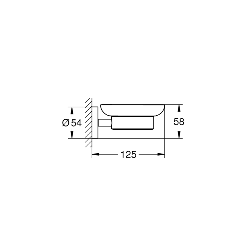 GROHE 41193000 - Zeepbakje ESSENTIALS, glanzend chroom