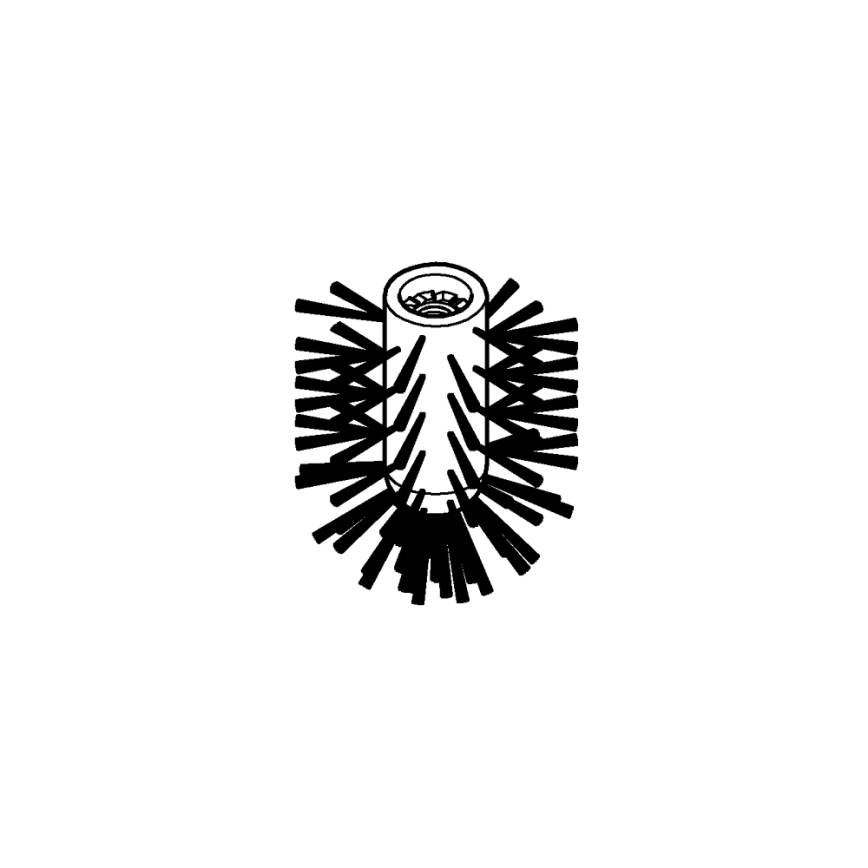 GROHE 41201L00 - Vervangende borstelkop START, wit