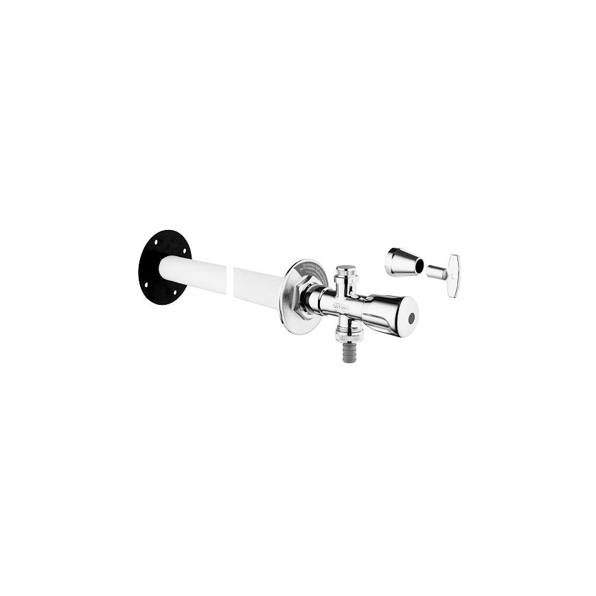 GROHE 41208000 - Buitenwandkraan EUROTEC DN 15, glanzend chroom