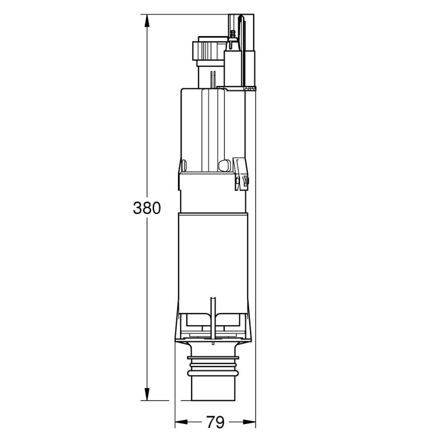 GROHE 42253000 - Afvoerventiel AV1, glanzend chroom